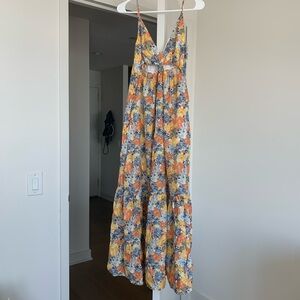 Abercrombie Floral Maxi Dress; Size Small Petite